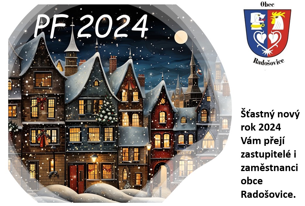 Přání do nového roku 2024 Oficiální stránky obce Radošovice